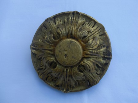 Small golden wood rosace Ref. 214