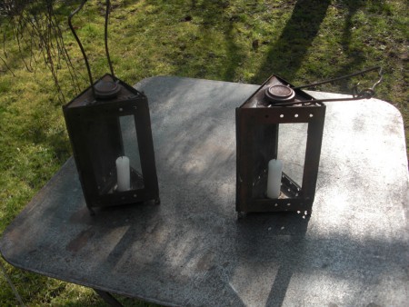 Ref. 232 French WWI lantern 2 pieces. Price 55€/piece