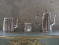 Ful set tea/coffee silvered metal Ref. 206