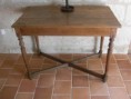 Oak desk with crossed legs Ref. 213