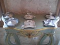Ref. 231. vintage enamel candle holders. 6 pieces. 30€ each